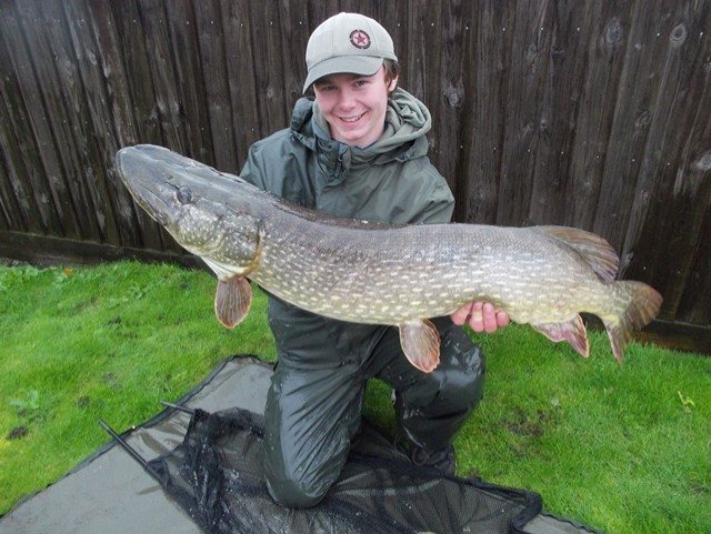 A stunning 25lb+ pike caught by a customer. Photo