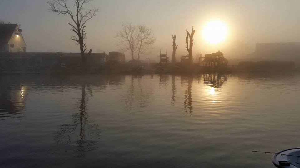 A misty dawn on the River Bure. Photo