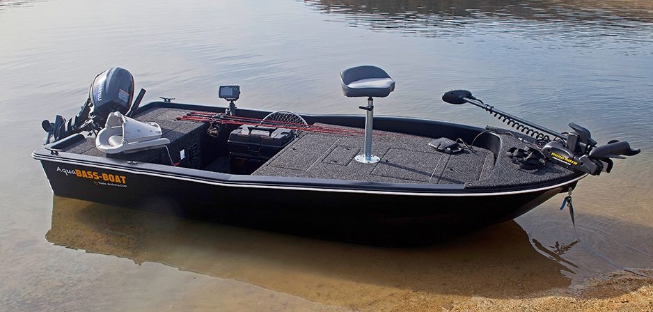 Our pike and predator fishing bass boat. Photo