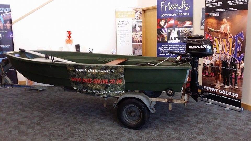 One of our hire boats on display at the PAC conference. Photo