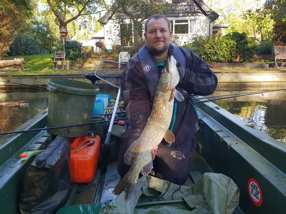 Dave with a lower double pike. Photo