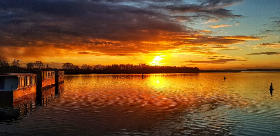 Sunset over Hickling Broad, courtesy of Craig Trussell. Photo